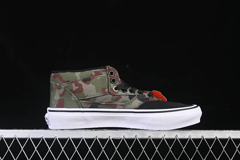 All categories Vans Vans series Vans Mid Vans China Vans Half Cab 33 Vans official retro casual simple versatile skateboard shoes VN000DZ3BLK